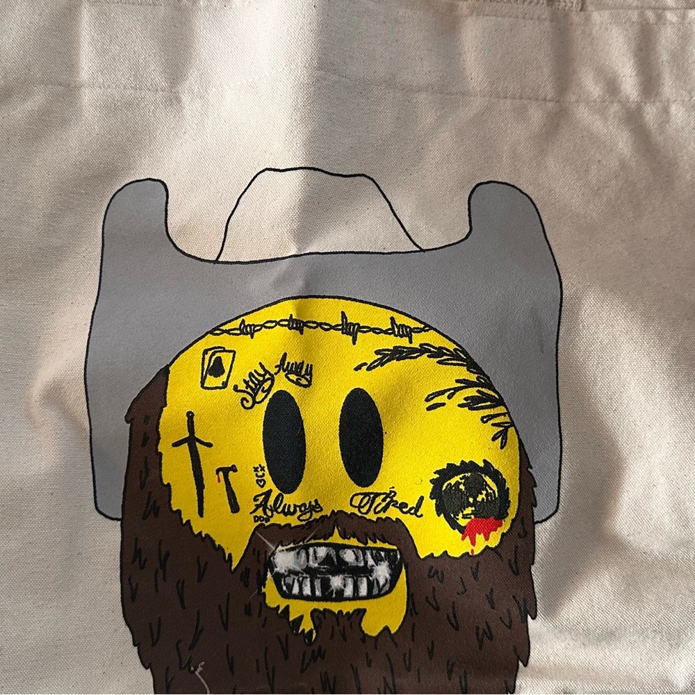 Authentic Post Malone Big Ass Tour Graphic Tote Bag